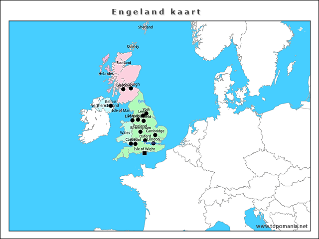 engeland-kaart