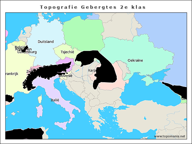 topografie-gebergtes-2e-klas