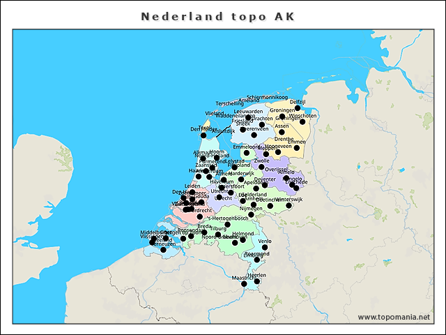 nederland-topo-ak