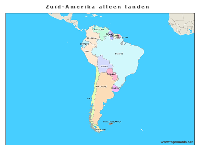 zuid-amerika-alleen-landen