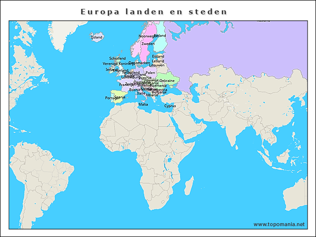 europa-landen-en-steden