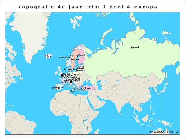 topografie-4e-jaar-trim-1-deel-4-europa