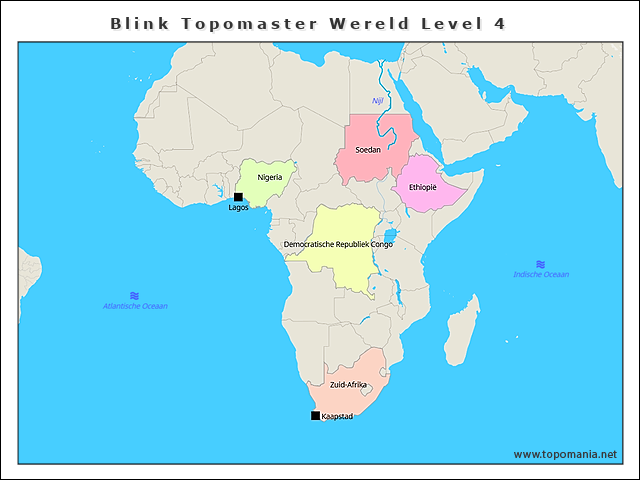 Topografie Blink Topomaster Wereld Level 4 | www.topomania.net
