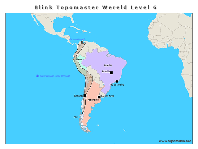 Topografie Blink Topomaster Wereld Level 6 | www.topomania.net