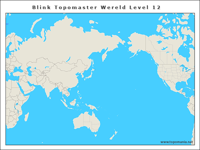 Topografie Blink Topomaster Wereld Level 12 | www.topomania.net