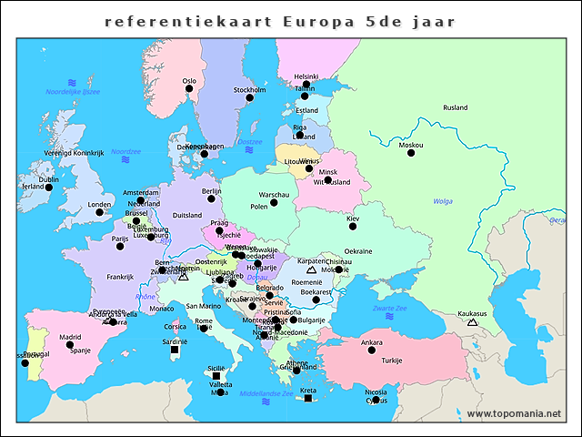 referentiekaart-europa-5de-jaar