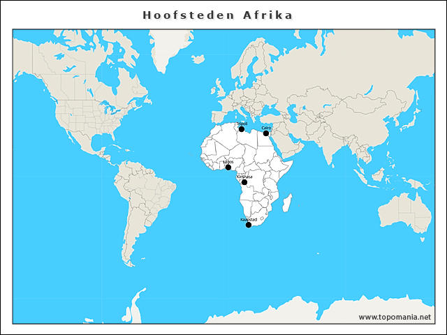hoofsteden-afrika