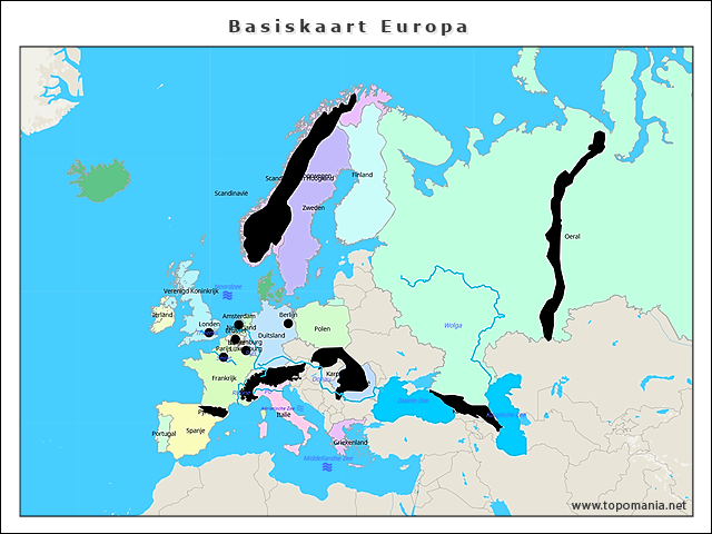 basiskaart-europa