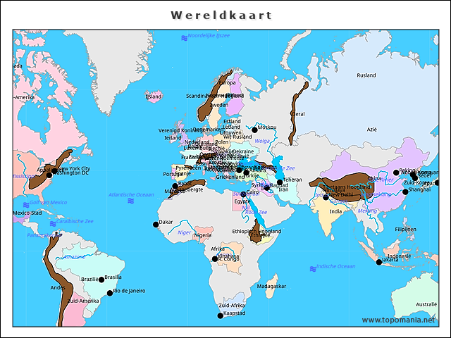 wereldkaart
