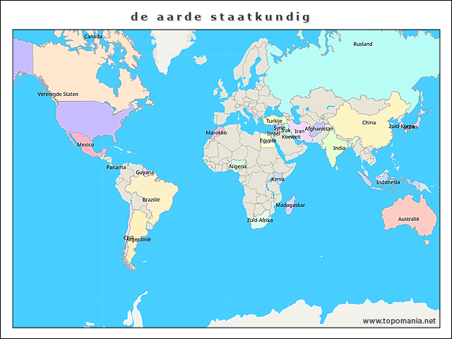 de-aarde-staatkundig