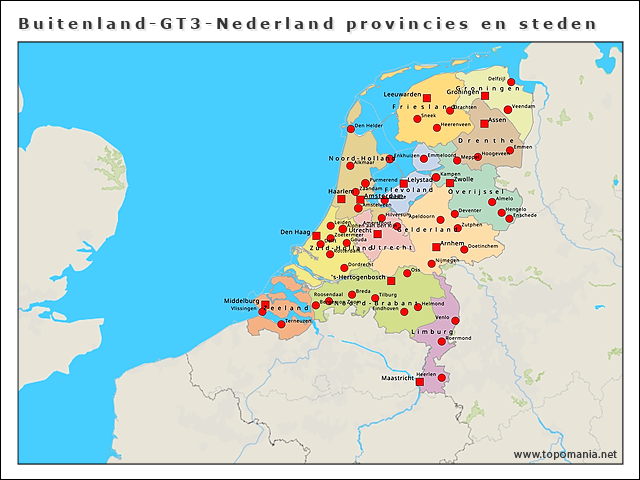nederland-provincies-en-steden