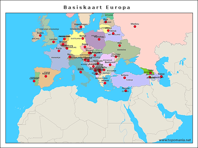 basiskaart-europa