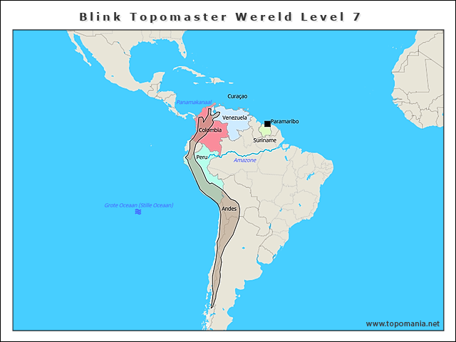 Topografie Blink Topomaster Wereld Level 7 | www.topomania.net