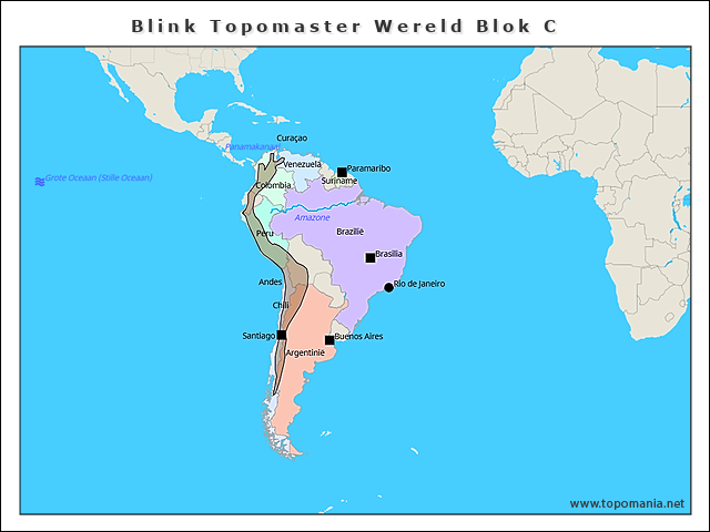 Topografie Blink Topomaster Wereld Blok C | www.topomania.net