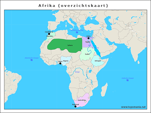 afrika-(overzichtskaart)