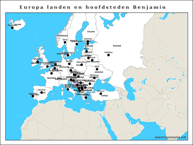europa-landen-en-hoofdsteden-benjamin