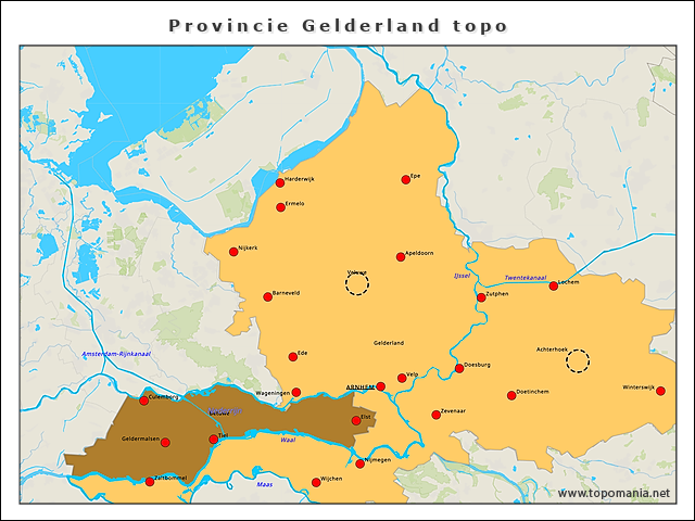provincie-gelderland-topo