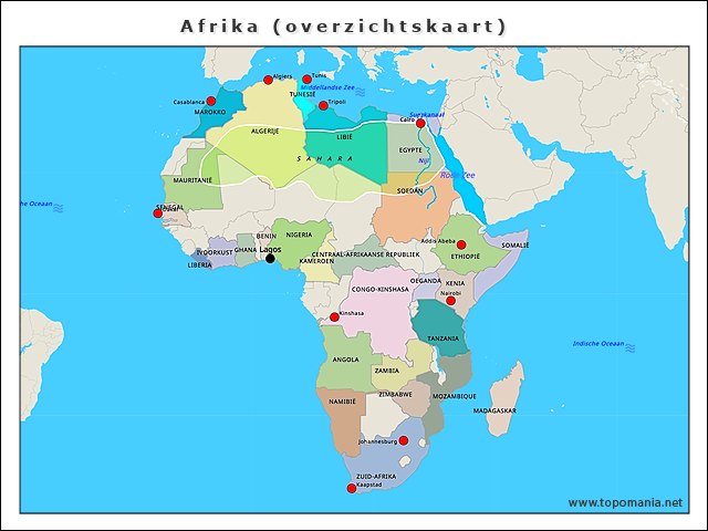 afrika-(overzichtskaart)