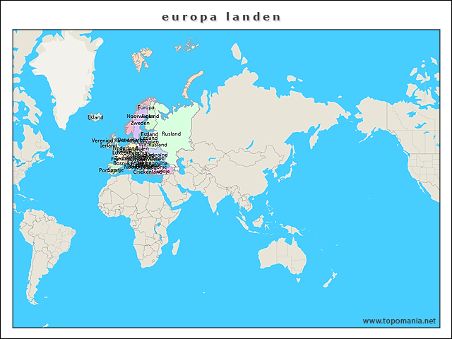 europa-landen