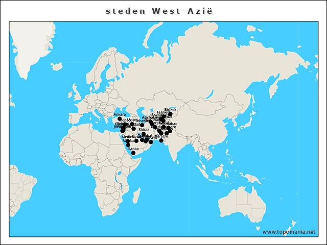 steden-west-azie