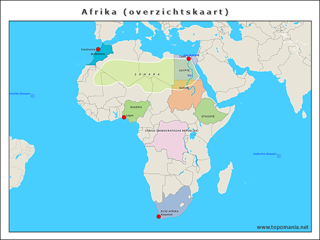 afrika-(overzichtskaart)