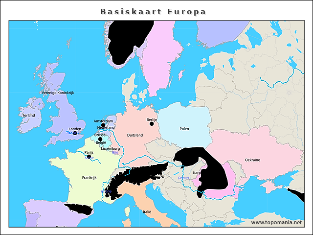basiskaart-europa
