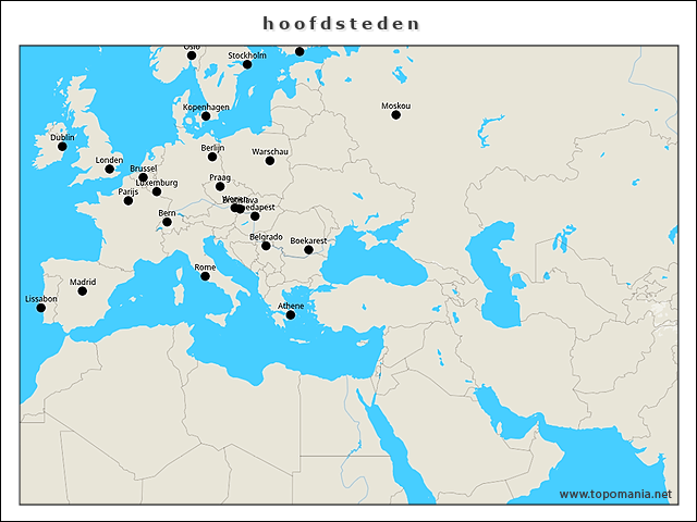 hoofdsteden