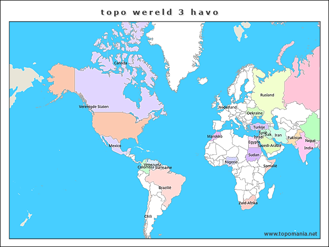 topo-wereld-landen-3-havo