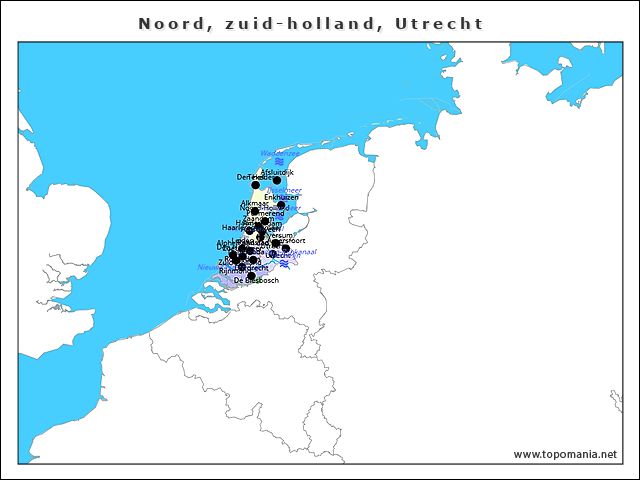 noord-zuid-holland-utrecht