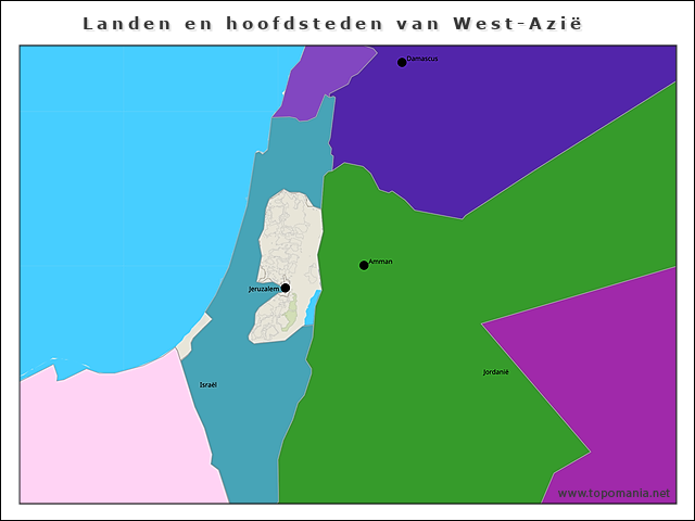landen-en-hoofdsteden-van-west-azie