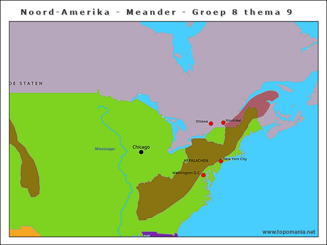 noord-amerika-meander-groep-8-thema-9