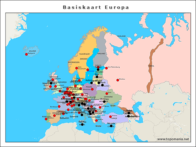 basiskaart-europa