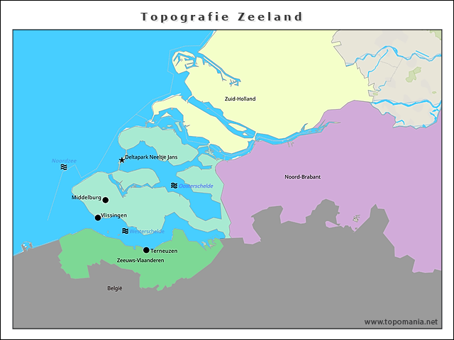 topografie-zeeland