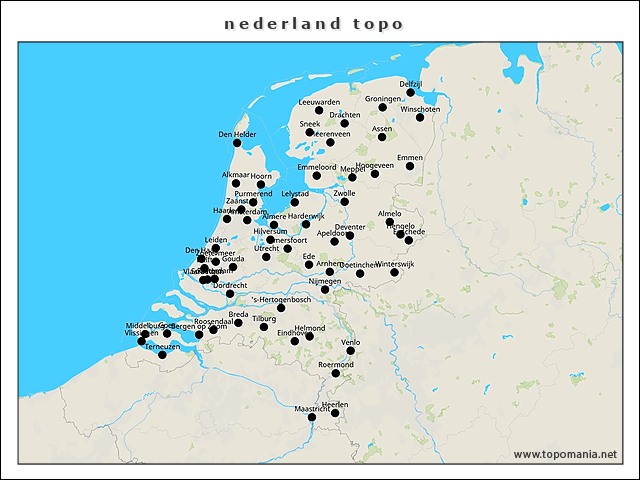 nederland-topo