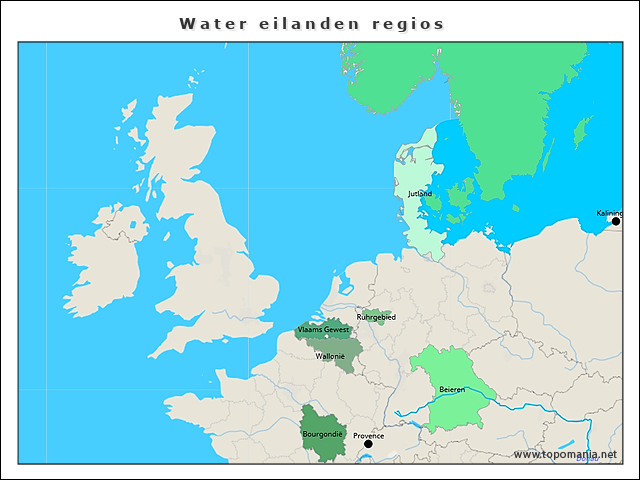 water-eilanden-regios