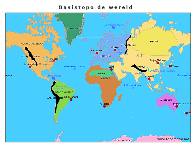 basistopo-de-wereld