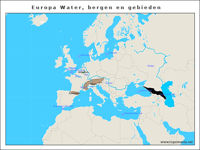 europa-water-bergen-en-gebieden