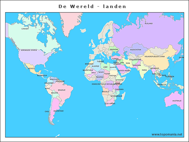 de-wereld-landen