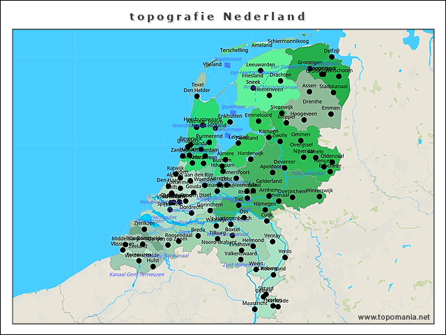 topografie-nederland
