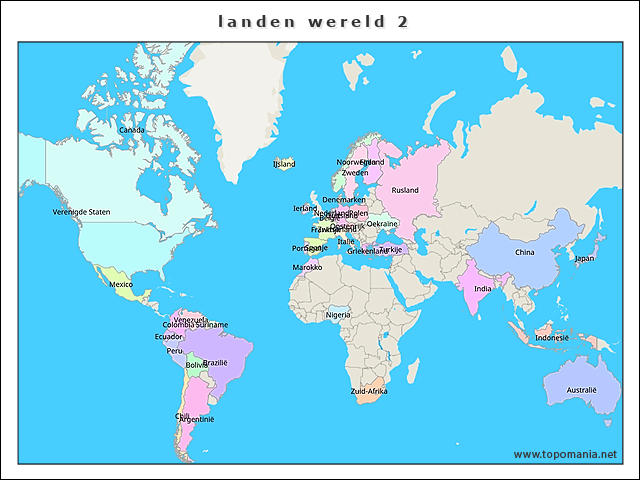 landen-wereld