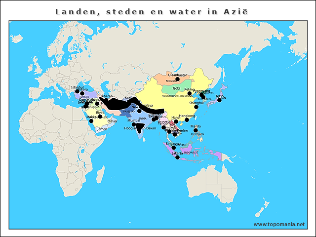 landen-steden-en-water-in-azie