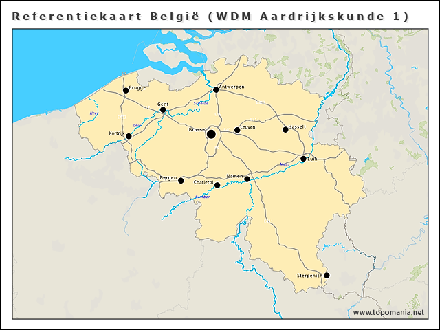 referentiekaart-belgie-(wdm-aardrijkskunde-1)