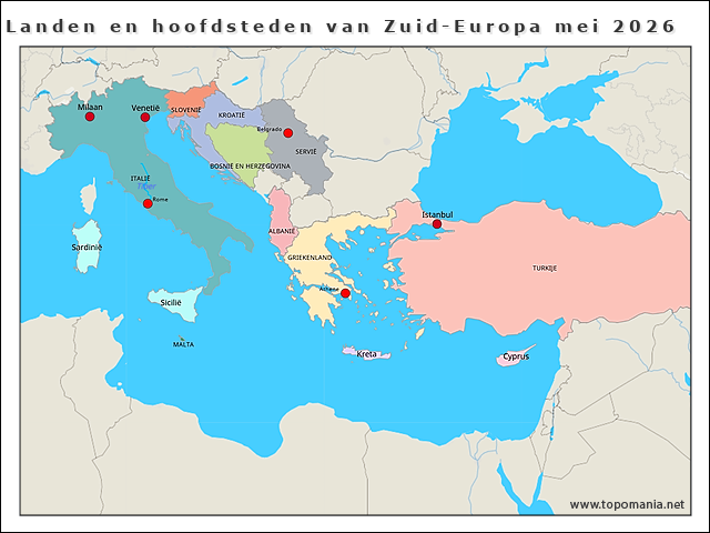 landen-en-hoofdsteden-van-zuid-europa-mei-2026