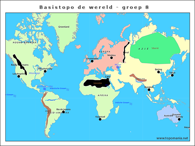 basistopo-de-wereld-groep-8