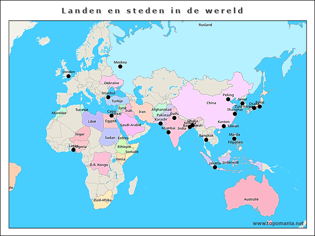 landen-en-steden-in-de-wereld