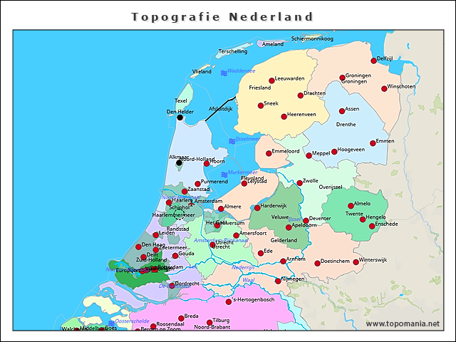 topografie-nederland