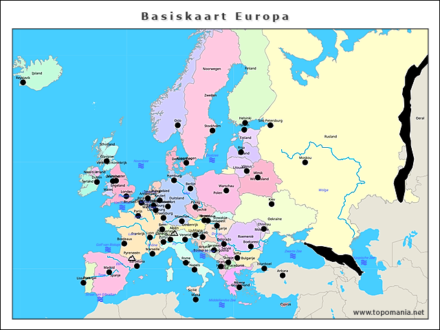 basiskaart-europa