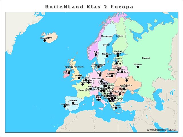 buitenland-klas-2-europa-landen-en-hoofdsteden