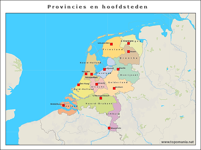 mozaiek-groep-6-provincies-en-hoofdsteden
