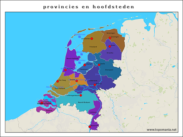 provincies-en-hoofdsteden